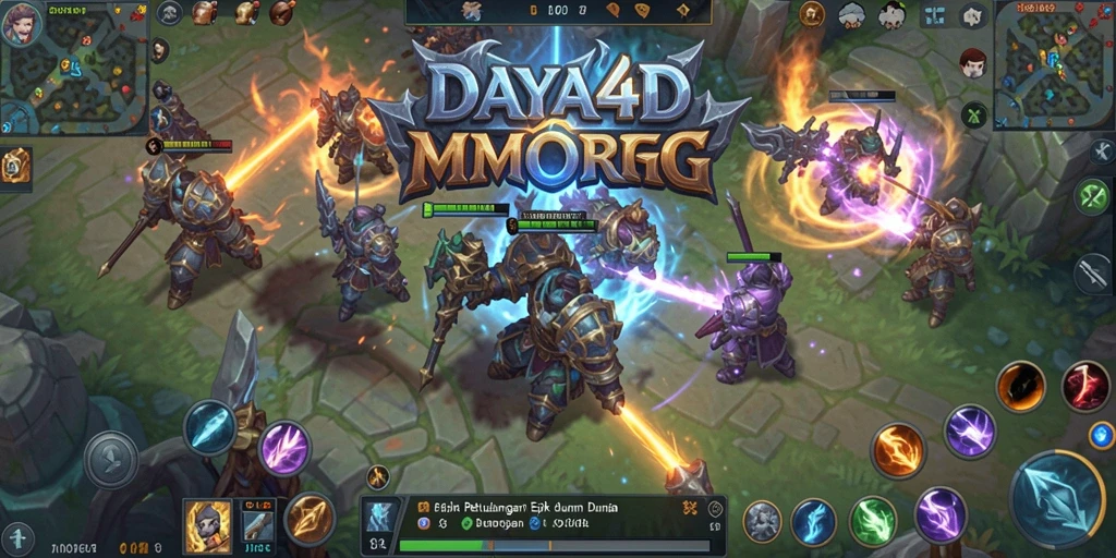 Screenshot menunjukkan gameplay menakjubkan dalam dunia MMORPG.