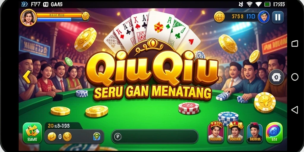 Screenshot gameplay QiuQiu F7F7 yang seru dan menantang.