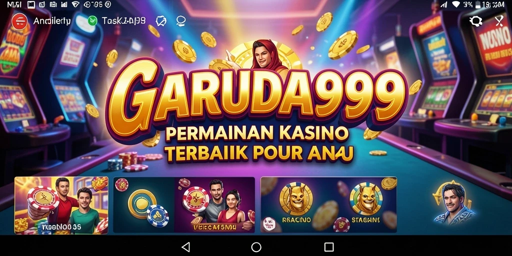 Tampilan interaktif dan seru dari gameplay Kasino GARUDA999.