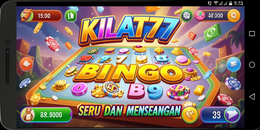 Screenshot gameplay KILAT77 menunjukkan keseruan permainan Bingo.
