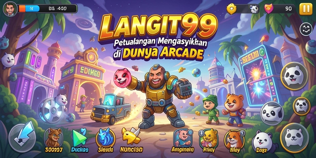 Tampak permainan LANGIT99 yang penuh warna dan tantangan seru.