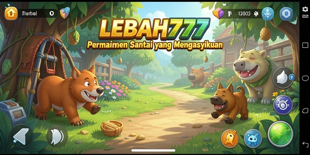 Tampilan gameplay LEBAH777 yang seru dan penuh warna.