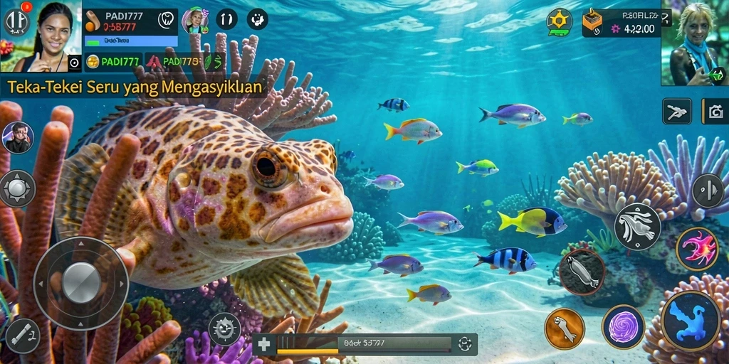 Tampilan gameplay seru di PADI777 dengan teka-teki menantang.