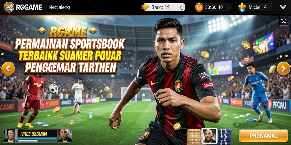 Tampilan gameplay RPGAME saat bertaruh dalam olahraga.