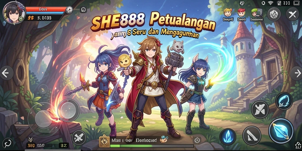 Tampilan menawan dari gameplay SHE888 yang memukau.
