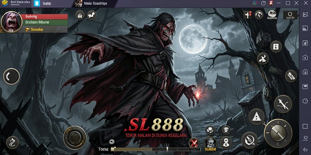 Gameplay SL888 yang menegangkan dalam suasana Horror