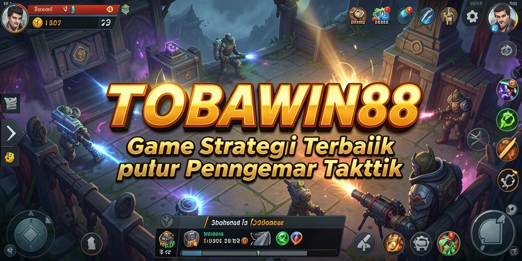 Tampilan strategi yang menegangkan dalam permainan TOBAWIN88.