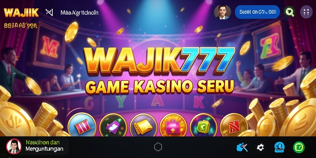 Screenshot gameplay WAJIK777 menampilkan aksi seru Kasino.